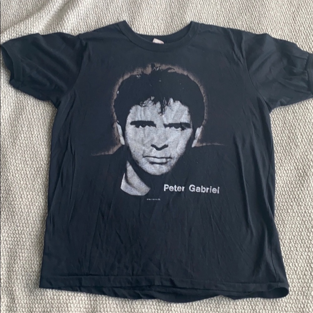 Vintage 1984 Peter Gabriel rock shirt